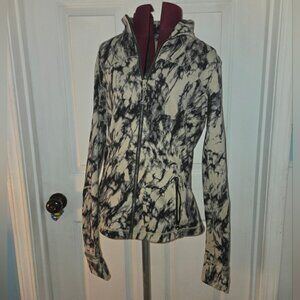 Lululemon Forme Jacket Great Granite Black Mojave Tan Size 10